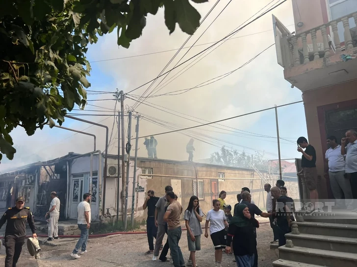 Media.az - Новости Азербайджана - На одном из объектов в бакинском поселке произошел пожар