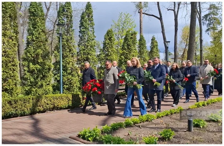 Media.az - Новости Азербайджана - В Ирпени прошла акция по посадке деревьев, посвященная 103-летию академика Зарифы Алиевой