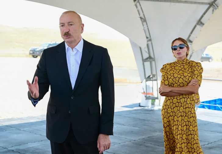 Media.az - Новости Азербайджана - Президент Ильхам Алиев заложил фундамент Нахчыванского промышленного парка