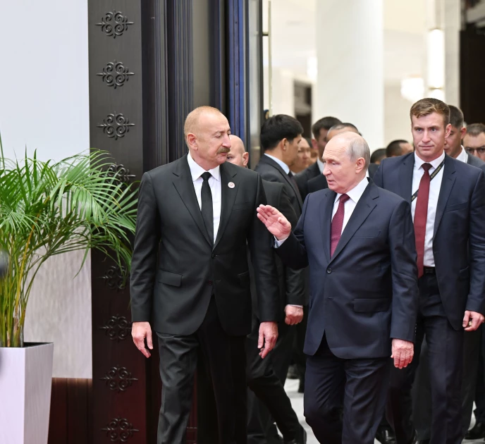 Media.az - Новости Азербайджана - Президент Ильхам Алиев выступил на встрече в формате «ШОС плюс» в Бишкеке