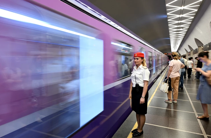 Media.az - Новости Азербайджана - Пассажиропоток в метро Баку упал на 27%, волонтеры задействованы на 20 станциях