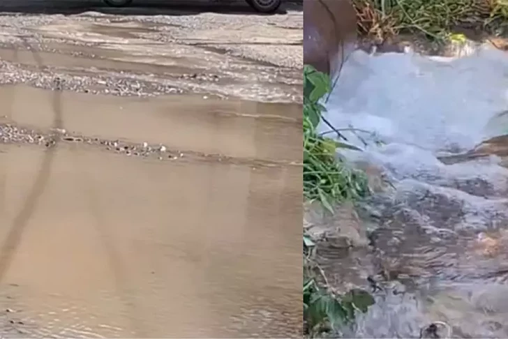 Прорыв водопровода в Баку: тонны питьевой воды утекают в никуда