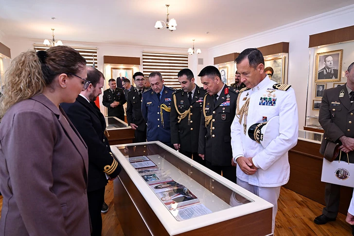 Media.az - Новости Азербайджана - Военные атташе иностранных государств посетили Военный институт имени Гейдара Алиева