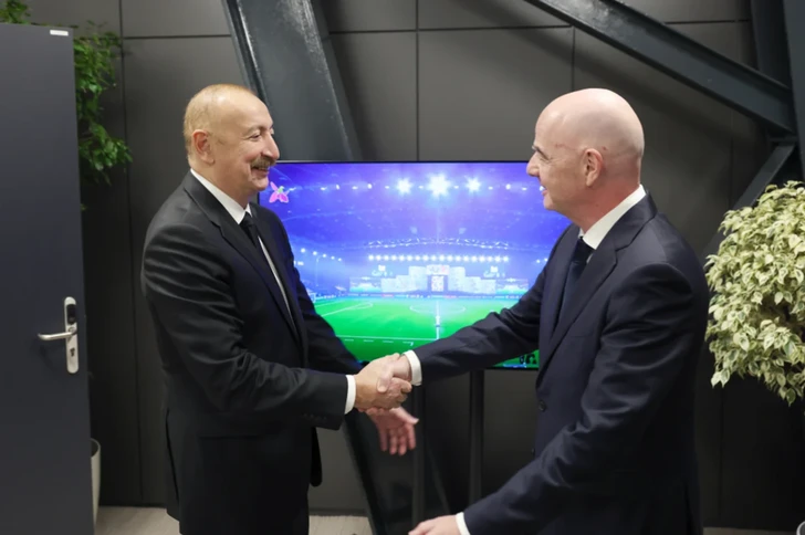 Инфантино поблагодарил Президента Ильхама Алиева за организацию FIFA U-15