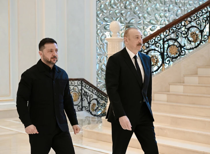 Media.az - Новости Азербайджана - В Габале прошла встреча президентов Азербайджана и Украины один на один
