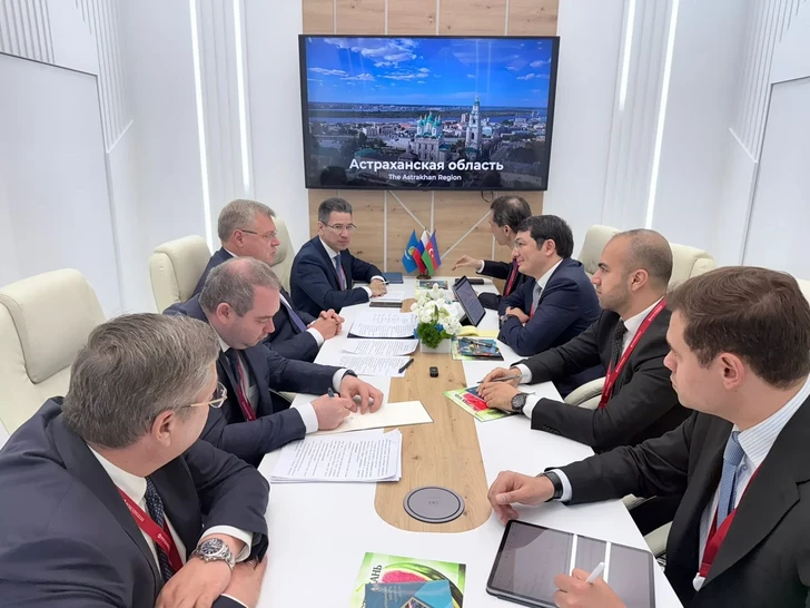 Media.az - Новости Азербайджана - Замминистра экономики Азербайджана провёл ряд встреч в рамках Санкт-Петербургского форума