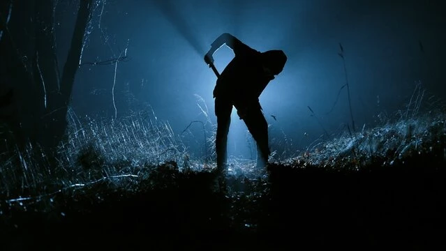 В Лерикском районе трое мужчин вели нелегальные раскопки в поисках золота