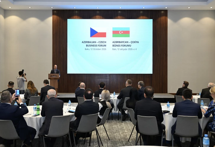Азербайджано-чешский бизнес-форум стартовал в Баку