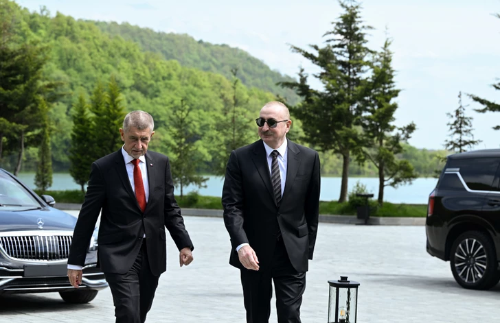 Media.az - Новости Азербайджана - В Габале от имени Президента Ильхама Алиева дан официальный ланч в честь премьер-министра Чехии