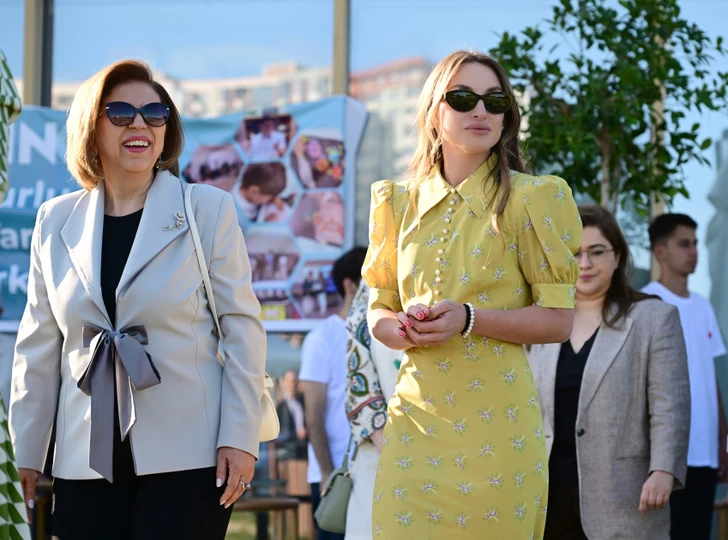 Media.az - Новости Азербайджана - Лейла Алиева и Алёна Алиева приняли участие в Фестивале благотворительности для учителей