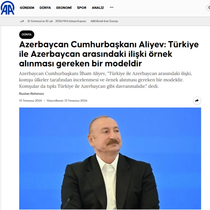 Media.az - Новости Азербайджана - Выступление Ильхама Алиева на IV глобальном медиафоруме в центре внимания мировой прессы