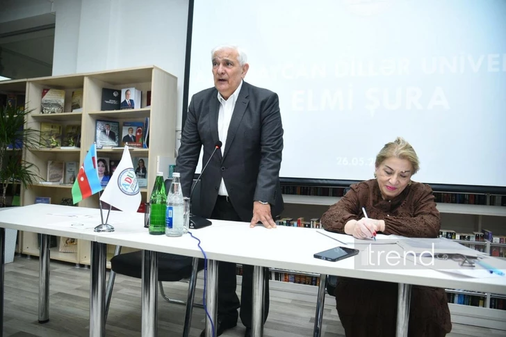 Media.az - Новости Азербайджана - Михаил Гусман удостоен звания почетного профессора Азербайджанского университета языков