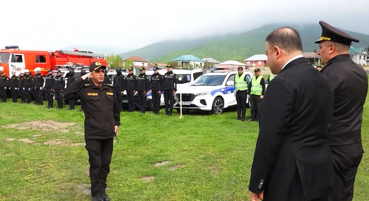 Учения МЧС в Огузском районе Азербайджана: от разведки до палаточного лагеря
