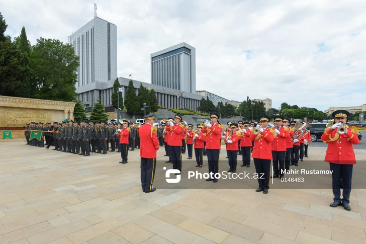 Media.az - Новости Азербайджана - В Баку проходят шествия военнослужащих по случаю Дня Вооруженных сил Азербайджана