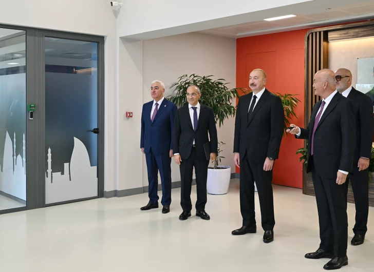 Media.az - Новости Азербайджана - Президент Ильхам Алиев принял участие в открытии фармпредприятия в Пираллахинском промпарке