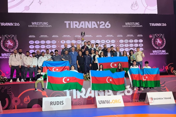 Сборная Азербайджана по вольной борьбе в шестой раз стала чемпионом Европы
