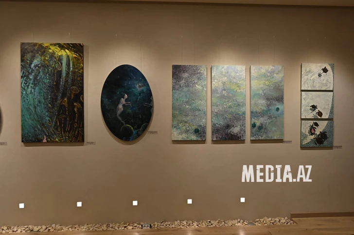 Media.az - Новости Азербайджана - «Бесконечность внутри нас»: в Nine Senses Art Center открылась выставка Марьям Кенгерли