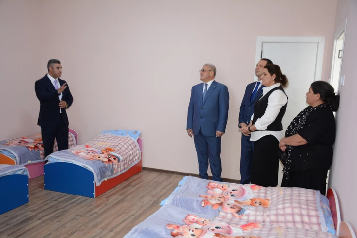 Media.az - Новости Азербайджана - В Тертере сдан в эксплуатацию детский сад, отремонтированный по инициативе Фонда Гейдара Алиева