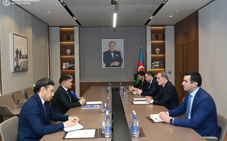 Джейхун Байрамов принял посла Кыргызстана по случаю завершения его дипломатической миссии