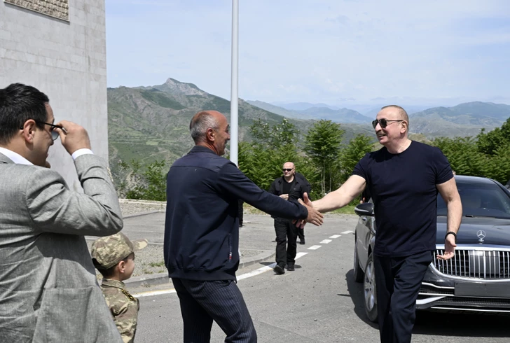 Media.az - Новости Азербайджана - Президент Ильхам Алиев встретился с жителями города Лачын