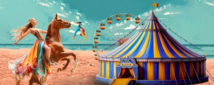 Цирк Circus Sea Breeze представил новую международную программу в Баку