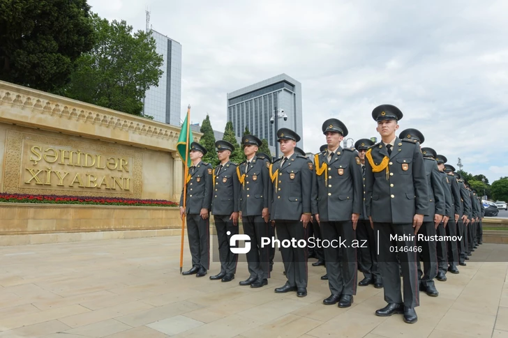 Media.az - Новости Азербайджана - В Баку проходят шествия военнослужащих по случаю Дня Вооруженных сил Азербайджана