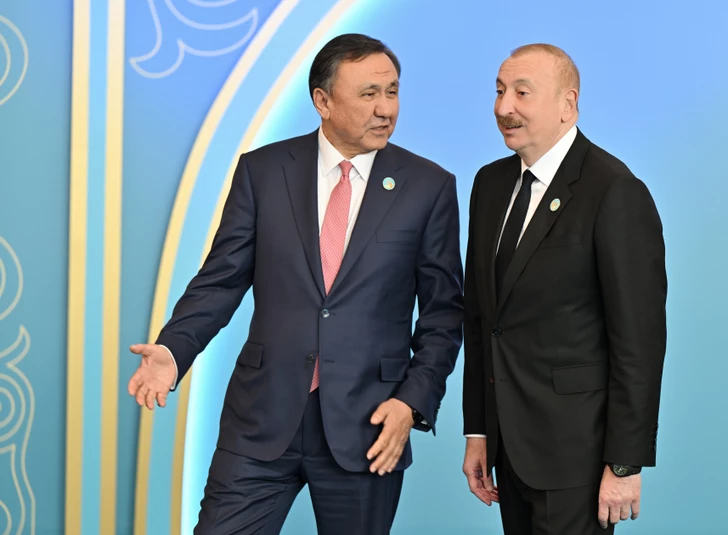 Media.az - Новости Азербайджана - Президент Ильхам Алиев выступил на неформальном Саммите глав государств ОТГ в Казахстане