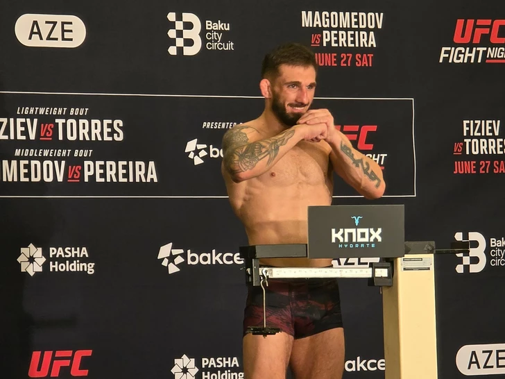 Media.az - Новости Азербайджана - Перед UFC Fight Night Baku состоялась официальная церемония взвешивания