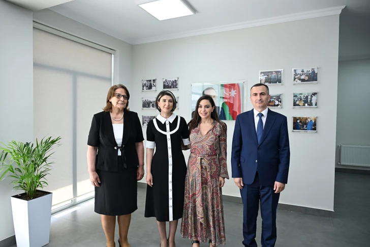 Media.az - Новости Азербайджана - Лейла Алиева приняла участие в открытии нового здания средней школы в городе Евлах