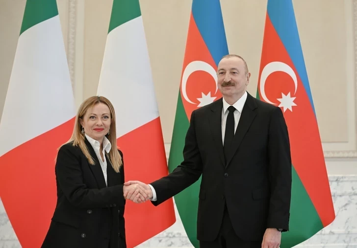 Джорджа Мелони поблагодарила Президента Азербайджана Ильхама Алиева за поздравление