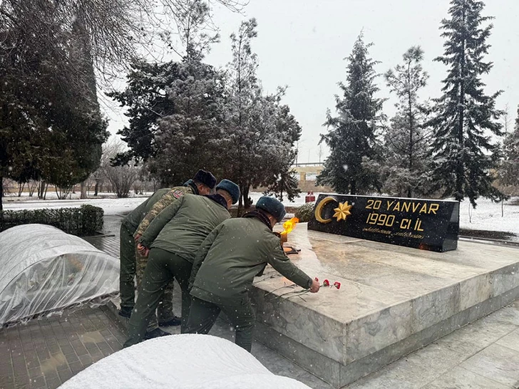 Media.az - Новости Азербайджана - Память шехидов трагедии 20 Января почтена в азербайджанской армии