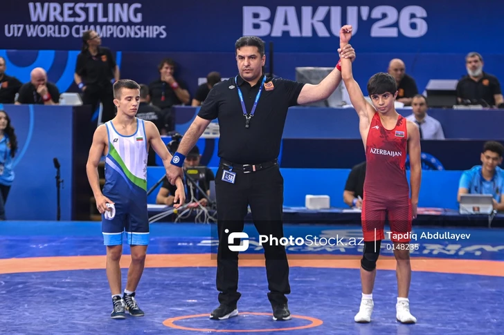 Чемпионат мира U-17 в Баку: Тунар Гасанов прошёл в четвертьфинал