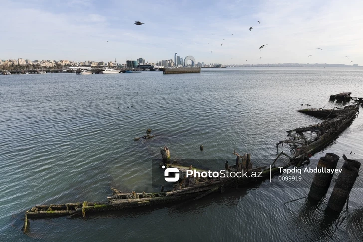 В Бакинской бухте проведут очистку воды от нефтяных пятен