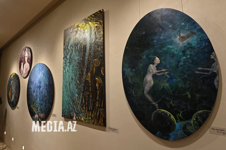 Media.az - Новости Азербайджана - «Бесконечность внутри нас»: в Nine Senses Art Center открылась выставка Марьям Кенгерли