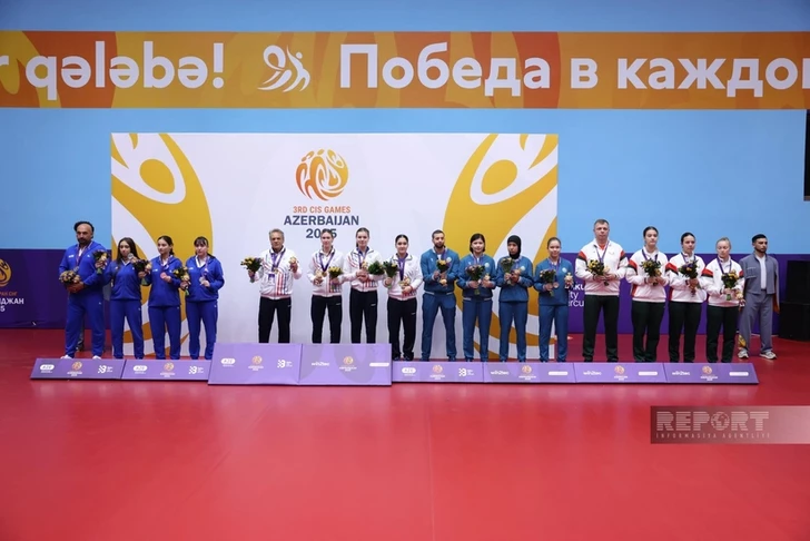 Media.az - Новости Азербайджана - Настольный теннис III Игр СНГ: Россия победила, Азербайджан — 2-й