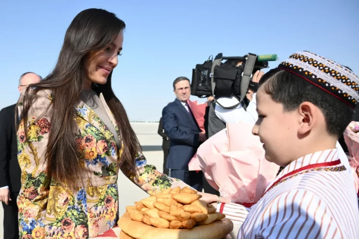 Лейла Алиева поделилась публикацией о визите в Туркменистан