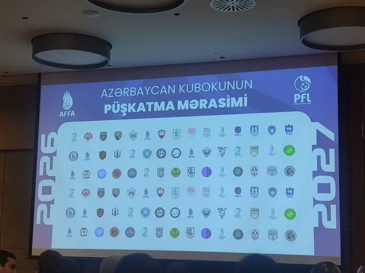 Состоялась жеребьевка Кубка Азербайджана сезона-2026/27