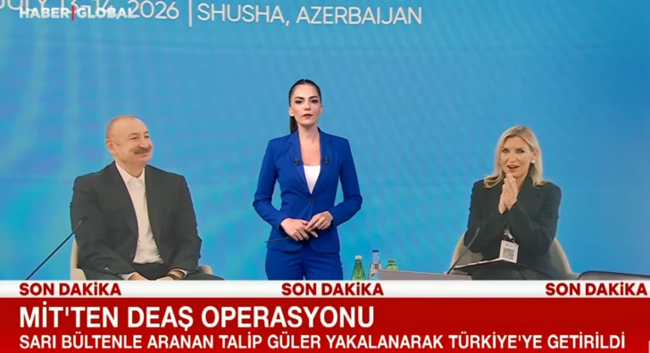 Телеканал Haber Global осветил выступление Ильхама Алиева на IV Шушинском медиафоруме