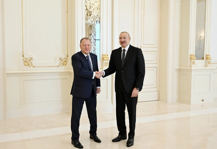 Media.az - Новости Азербайджана - Президент Ильхам Алиев принял президента Международной федерации дзюдо