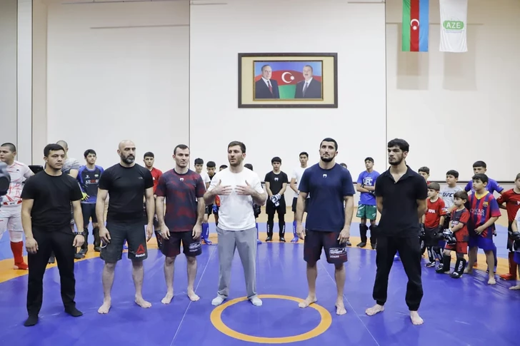 Media.az - Новости Азербайджана - Азербайджанский боец UFC Фарман Гасанов провел мастер-класс в Нахчыване