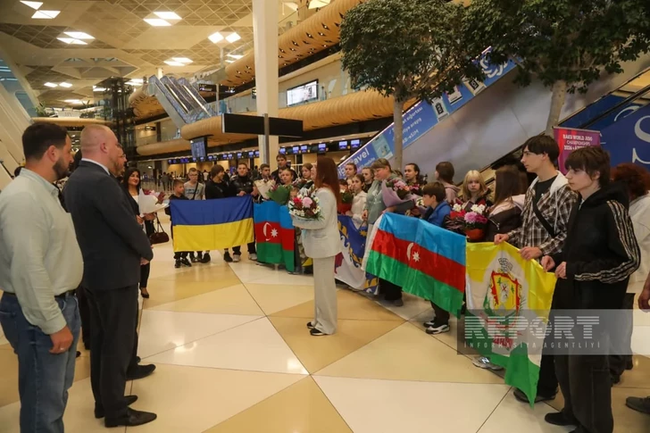 Media.az - Новости Азербайджана - Очередная группа украинских детей прибыла в Азербайджан на реабилитацию