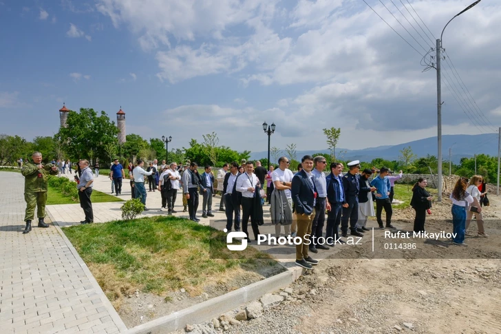 Media.az - Новости Азербайджана - Аккредитованные в Азербайджане дипломаты возвращаются из Агдама в Баку на скоростном поезде