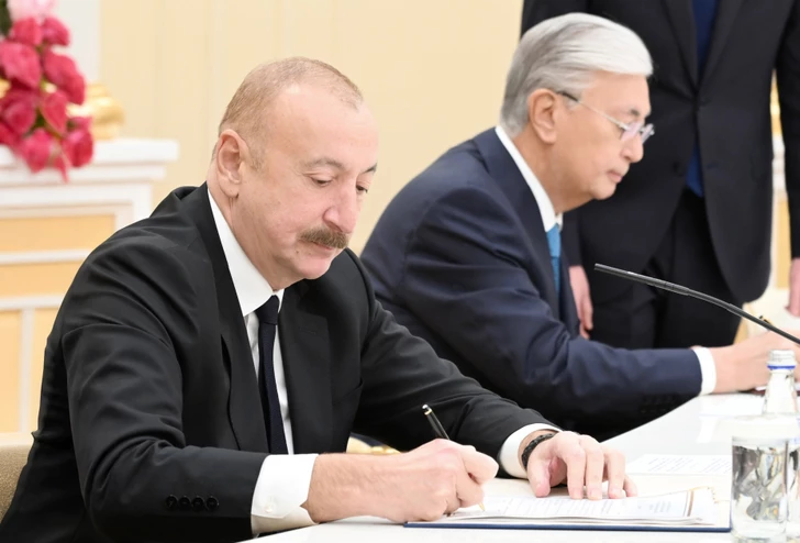 Media.az - Новости Азербайджана - Азербайджан и Казахстан подписали 15 документов о сотрудничестве
