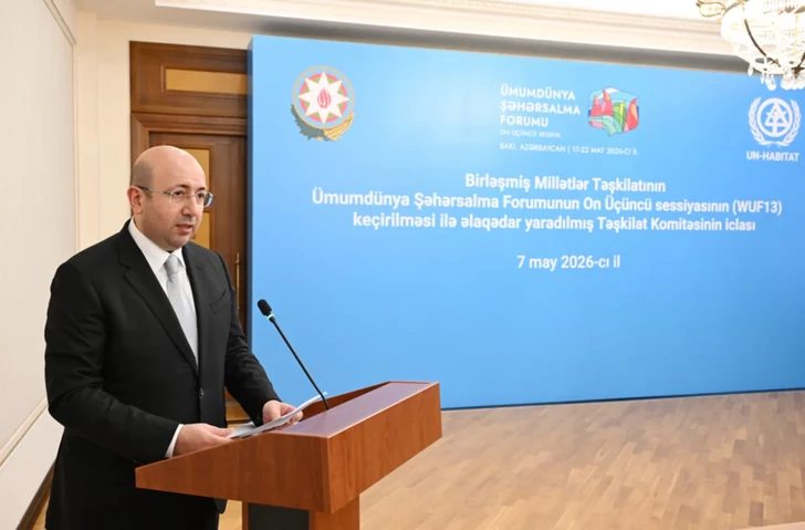 Media.az - Новости Азербайджана - Оргкомитет WUF13 обсудил ход подготовки к Всемирному форуму городов в Баку