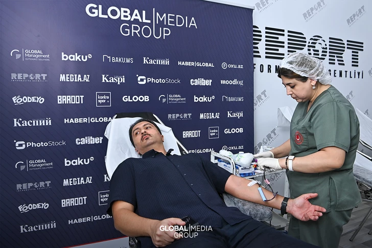 Media.az - Новости Азербайджана - Global Media Group внесла вклад в обеспечение запасов донорской крови в Азербайджане
