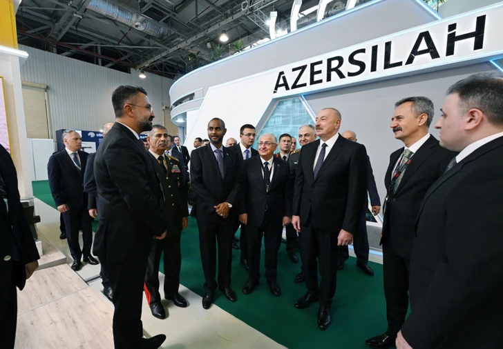Media.az - Новости Азербайджана - Президент Ильхам Алиев ознакомился с V выставкой ADEX-2024 и выставкой Securex Caspian