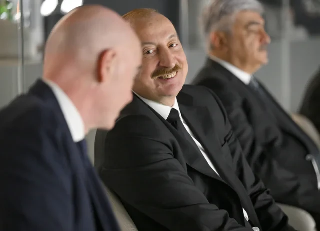 Media.az - Новости Азербайджана - Президент Ильхам Алиев посмотрел финальный матч FIFA U-15 и принял участие в церемонии награждения