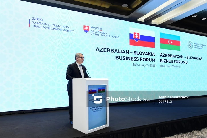 Media.az - Новости Азербайджана - В Баку проходит азербайджано-словацкий бизнес-форум