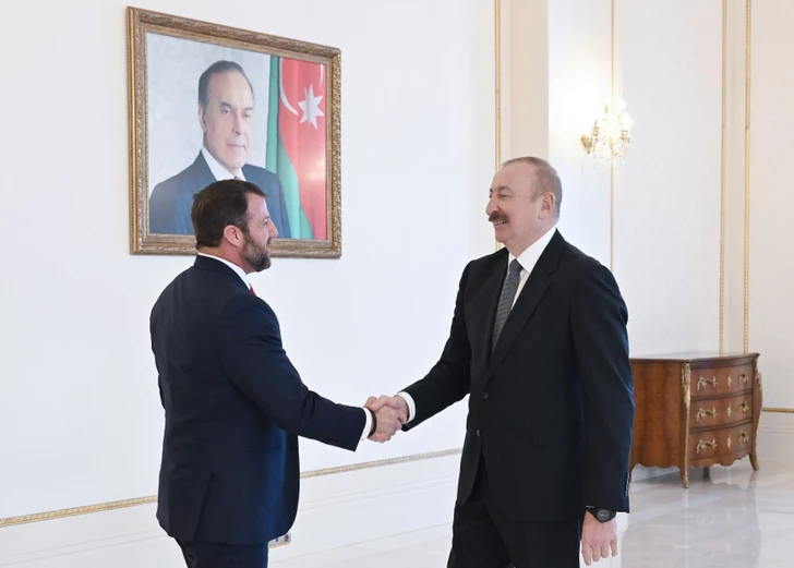 Президент Азербайджана Ильхам Алиев принял делегацию из США