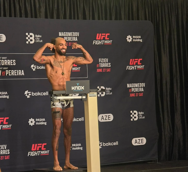 Media.az - Новости Азербайджана - Перед UFC Fight Night Baku состоялась официальная церемония взвешивания